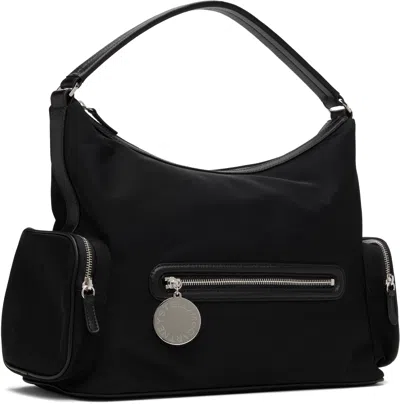 Stella Mccartney Womens Ultra Black Dartmoor Patent Vegan Leather Shoulder Bag