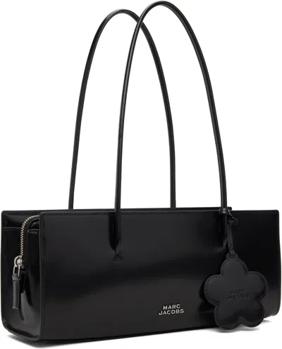Marc Jacobs Black Leather The Glam Mirror Shoulder Bag In Black