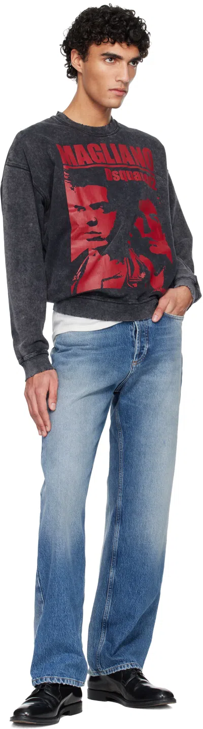 Dsquared2 Dsquared Slated Cotton Dsquared X Magliano Sweatshirt In Gray