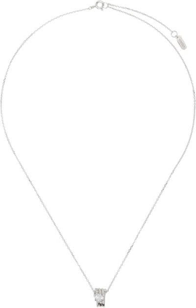 Numbering #8702 Necklace In Silver