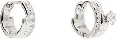 Numbering #8104 Earrings In Silver