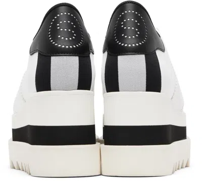 Stella Mccartney 80mm Sneak-elyse Two-tone Platform Sneakers In White