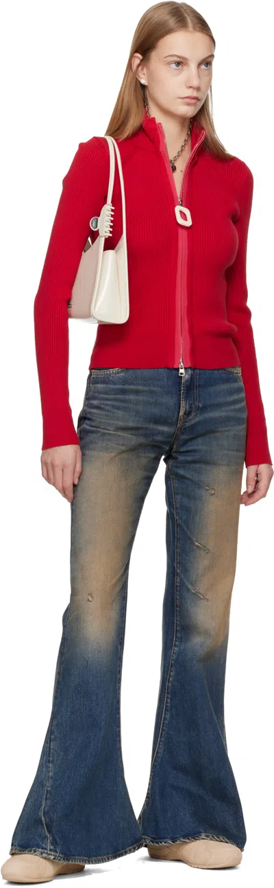 Marc Jacobs Curved Handle Structured Shoulder Bag In White