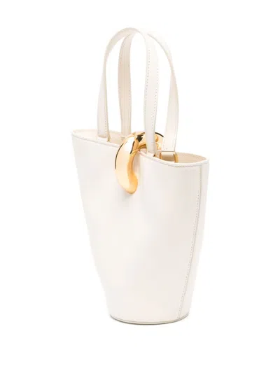 Jacquemus Womens Light Ivory Le Petit Bambola Small Leather Top-handle Bag In White