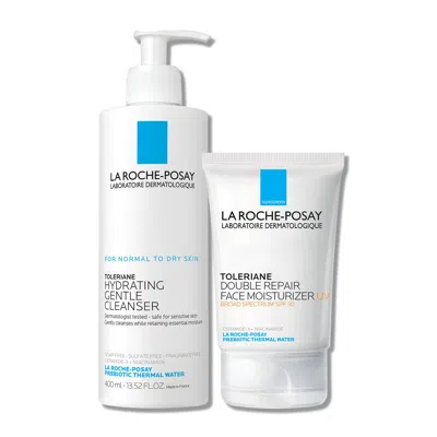 La Roche-posay Toleriane Hydrating Gentle Cleanser & Double Repair Face Moisturizer Spf 30 Set