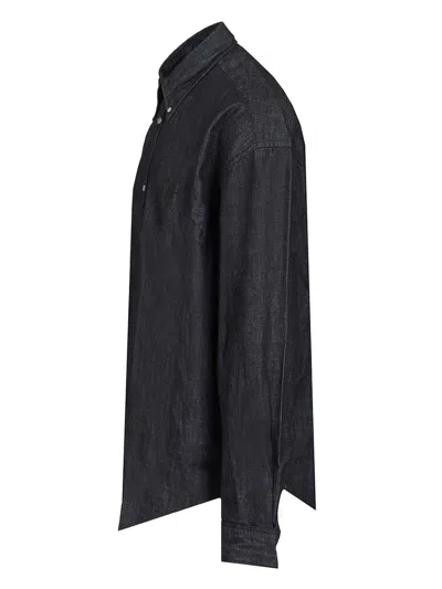 Acne Studios Shirts Blue In Black