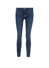 FRAME 'Le Skinny de Jeanne' staggered cuff cropped jeans