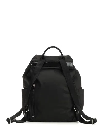 Tory Burch Functional Nylon Backpack With Multiple Pockets In Black