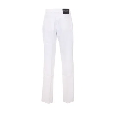 Balmain Women Tailored Jeans In White