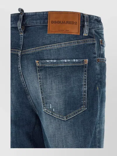 Dsquared2 Stonewashed-effect Straight Jeans In Multi
