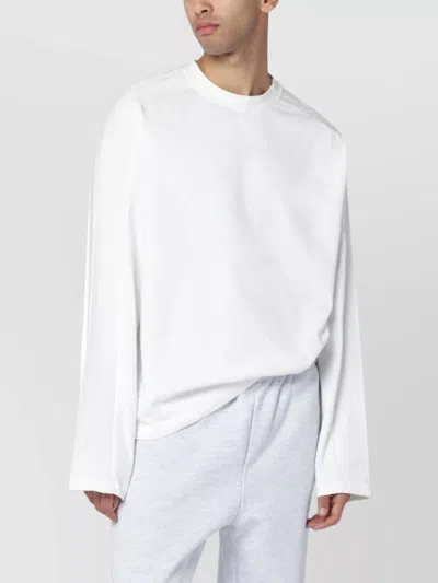Entire Studios Long Sleeve Relaxed Fit Top In White
