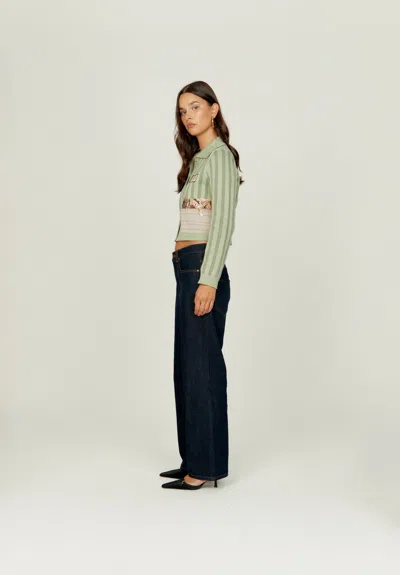 House Of Sunny The Sleepy Cat Cardigan In Multi