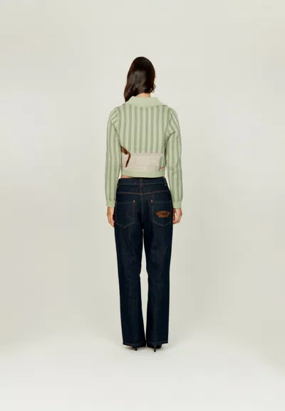 House Of Sunny The Sleepy Cat Cardigan In Multi