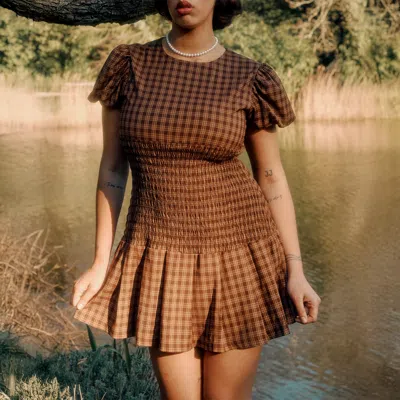 House Of Sunny Valerie Dress In Brown