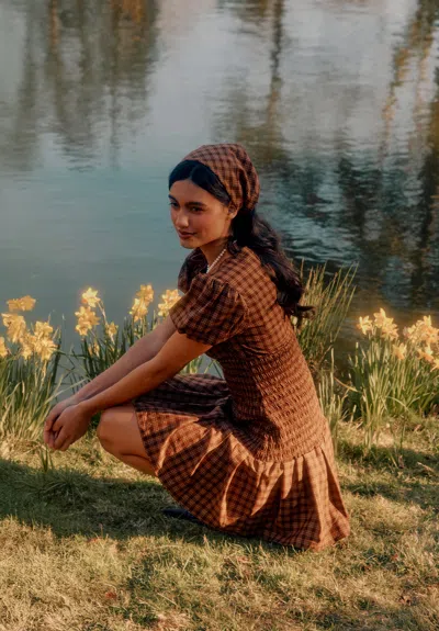 House Of Sunny Valerie Dress In Brown