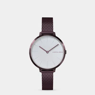 Lilienthal Berlin Rosalux Burgundy White Mesh Burgundy Brushed