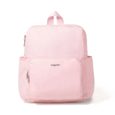 Baggallini Carryall Packable Backpack In Pink