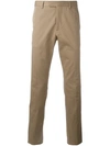 Gucci Stretch Gabardine Chino Trousers In Brown