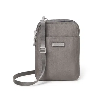 Baggallini Take Two Rfid Bryant Crossbody In Gray
