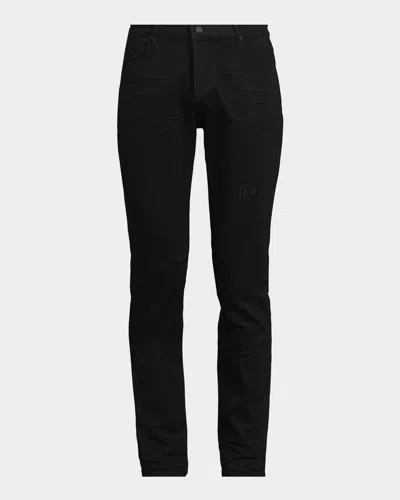 Rta Bryant Slim Fit Jeans In Black Logo