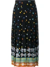 GUCCI GUCCI PRINTED PLEATED SKIRT - BLACK,421707ZHP2711505538
