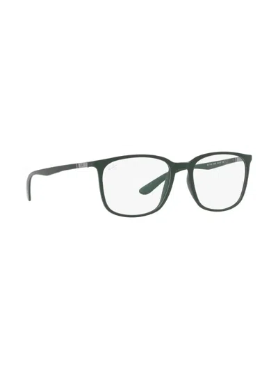 Ray Ban Rectangle-frame Glasses In Green