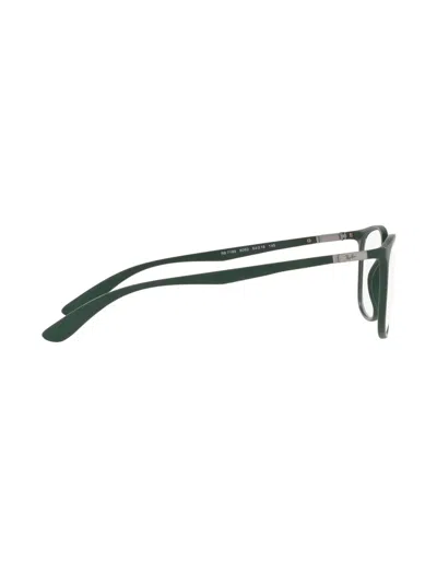 Ray Ban Rectangle-frame Glasses In Green