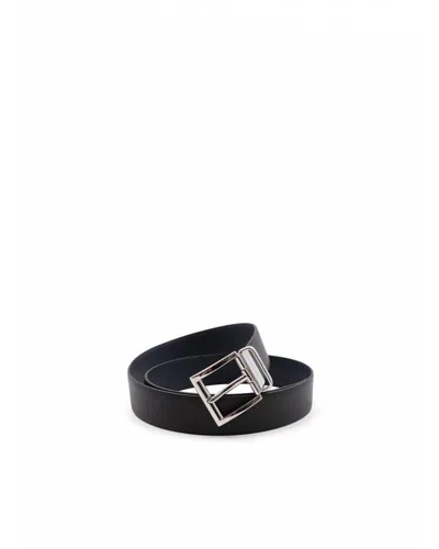 Prada Double-sided Belt In Black