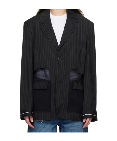 Andersson Bell Jacket Made Of Viscose Blend In Animal Print