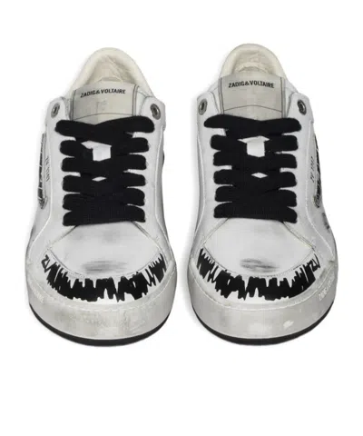 Zadig & Voltaire Fly Wings Sneakers In Multi