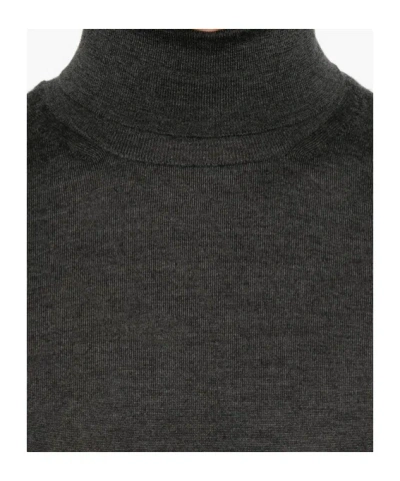 Fedeli Turtleneck Sweater In Black