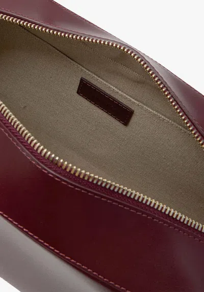 A.p.c. A. P.c. Mini Cowhide Bag For Women In Burgundy