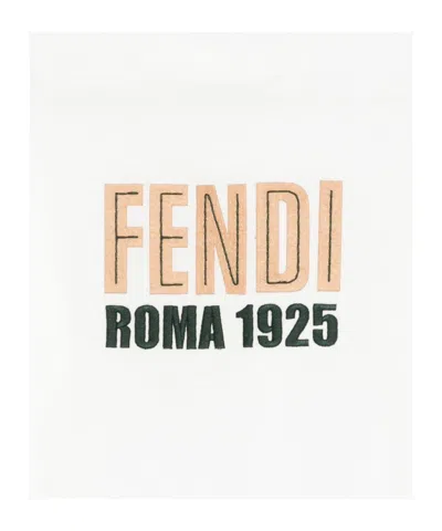 Fendi White T-shirt In Multi