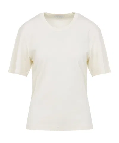Lemaire Basic Crewneck T-shirt In White