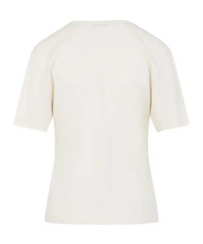 Lemaire Basic Crewneck T-shirt In White