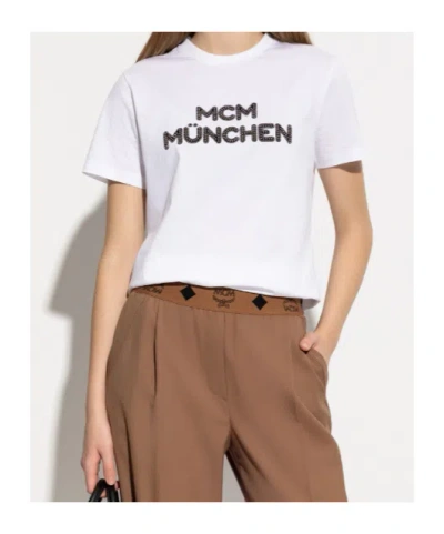 Mcm Short-sleesleeved T-shirt In Multi