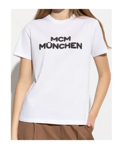 Mcm Short-sleesleeved T-shirt In Multi