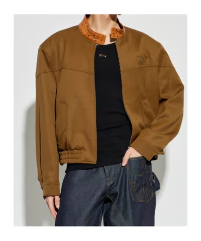 Mcm Long-sleeved Zippered Jacket In Multi