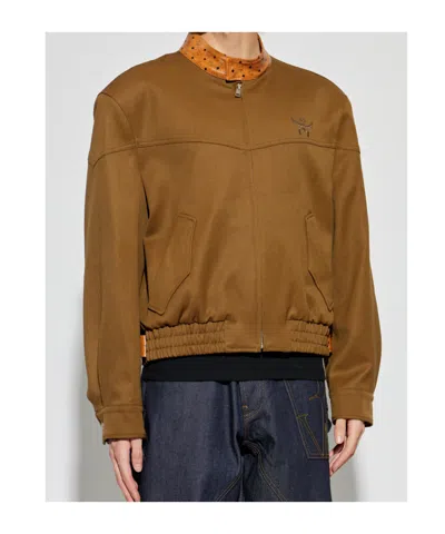 Mcm Long-sleeved Zippered Jacket In Multi