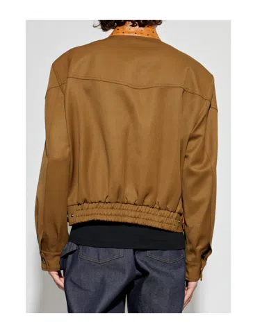 Mcm Long-sleeved Zippered Jacket In Multi