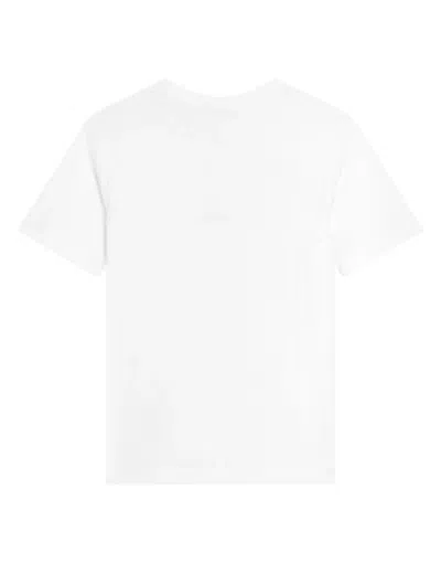Dolce & Gabbana Short-sleeved Jersey T-shirt With Dolce&gabbana Print In Neutral