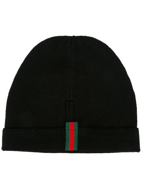 gucci black beanie hat
