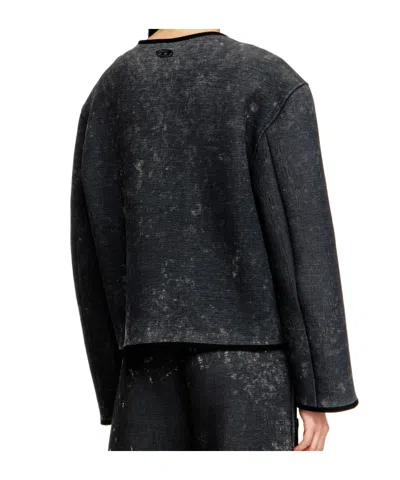 Diesel Pocket-patch Jacket In Gray