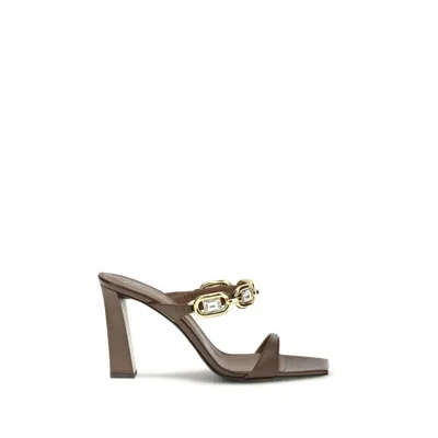 Giuseppe Zanotti Muse Chain-embellished Sandals In Animal Print