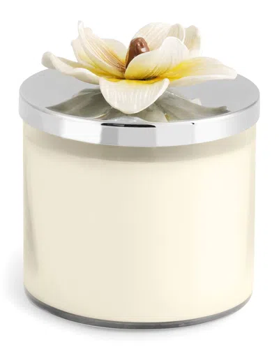 Michael Aram Magnolia Three-wick Candle In Neutral
