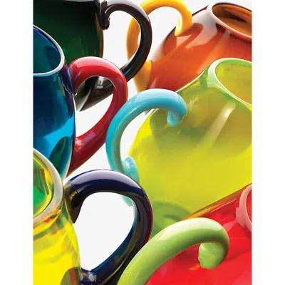 Nason Moretti Coral Red Turquoise Dandy Glass Jug