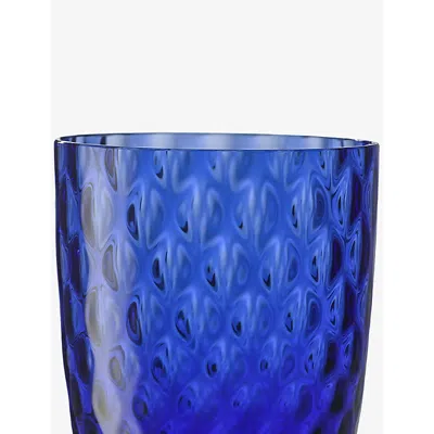 Nason Moretti Blue Balloton Idra Water Glass