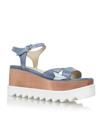 Shop Stella Mccartney Elyse Stars Platform Sandals