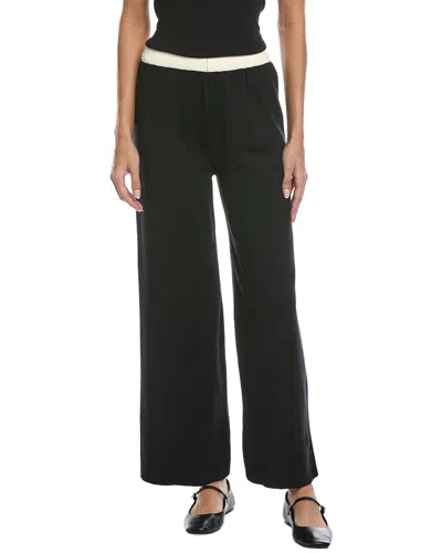 Madison Miles Knit Pant In Black