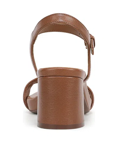 Naturalizer Izzy Ankle Strap Sandal In Brown